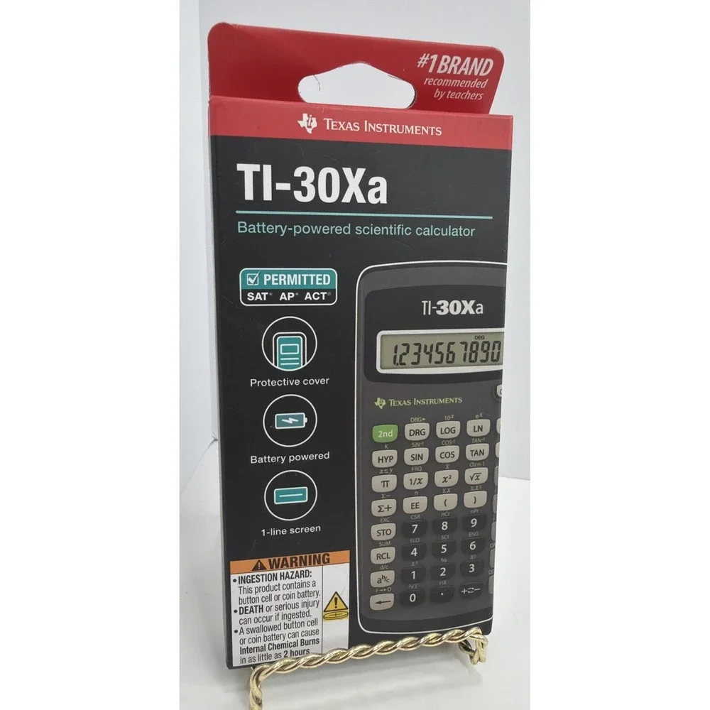 Texas Instruments TI-30Xa Scientific Calculator Battery Powered - SAT & ACT NEW